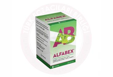 ALFABEX VITAMIN B KOMPLEKS, ALFA LIPOIK ASIT, GINKGO EKSTRESI, ASETIL L-KARNITIN, INULIN ICEREN TAKVIYE EDICI GIDA  30 kapsül