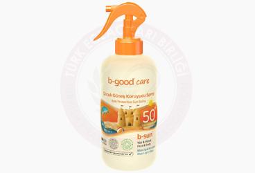 B-GOOD COCUK GUNES KORUYUCU SPREY SPF50+  150 ml şişe