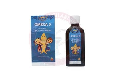 MRB OMEGA 3 VITAMINLI BALIK YAGI SURUBU, PORTAKALLI  100 ml şişe