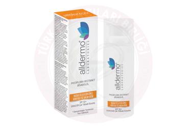 ALLDERMO HASSAS CILTLER ICIN GUNESTEN KORUYUCU YUZ BAKIM KREMI SPF 50+  50 ml şişe