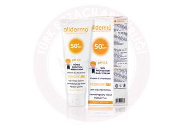 ALLDERMO BEBEK GUNES KREMI SPF 50+  75 ml tüp