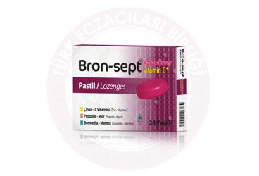 BRON-SEPT KARAMURVER & VITAMIN C PASTIL  24 adet