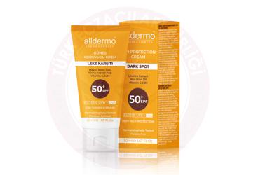 ALLDERMO LEKE KARSITI GUNES KORUYUCU KREM SPF 50+  50 ml tüp
