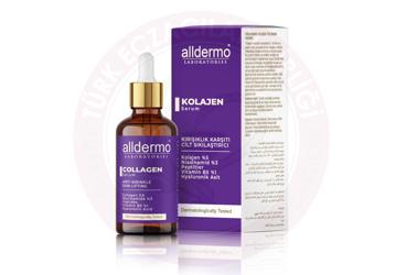 ALLDERMO KOLAJEN KIRISIKLIK KARSITI CILT SIKILASTIRICI SERUM  30 ml şişe
