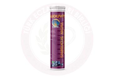SUDUVIT SAMBUCUS NIGRA, KARAMURVER, BETA GLUKAN, VITAMIN C, CINKO ICEREN TAKVIYE EDICI GIDA EFERVESAN TABLET  20 tablet