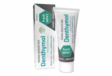 DENTHYMOL SIGARA ICENLER ICIN BITKISEL DIS MACUNU  75 ml tüp