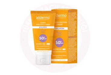ALLDERMO KOLAJEN GUNES KREMI SPF50+  50 ml tüp