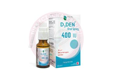 D3DEN VITAMIN D3 ORAL SPREY 400 IU 10 ml şişe
