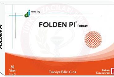 FOLDEN PI TABLET MIYO-INOSITOL VE D-KIRO INOSITOL ICEREN TAKVIYE EDICI GIDA  30 tablet