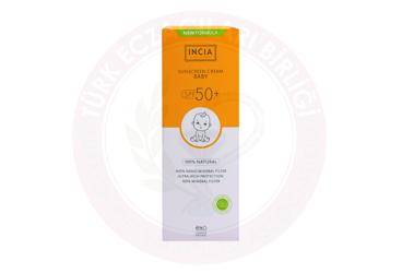 INCIA BEBEKLER ICIN DOGAL GUNES KREMI 50 SPF  50 ml tüp