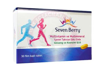 SEVEN BERRY MULTIVITAMIN VE MUTLIMINERAL ICEREN TAKVIYE EDICI GIDA  30 tablet