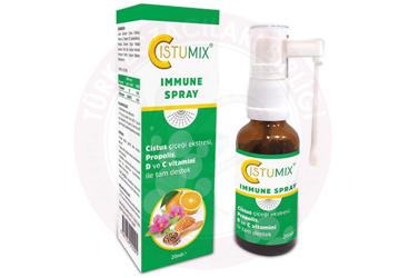 CISTUMIX IMMUNE SPREY TAKVIYE EDICI GIDA  20 ml şişe