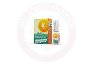 NUTRAMEDICA D3 ALL SPREY 1000 IU 15 ml şişe