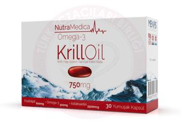 NUTRAMEDICA OMEGA-3 KRILL OIL KAPSUL 750 mg 30 kapsül