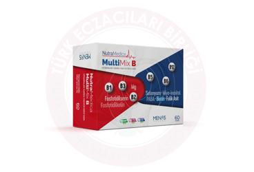 NUTRAMEDICA MULTIMIX B VITAMINLERI ICEREN TAKVIYE EDICI GIDA  60 kapsül