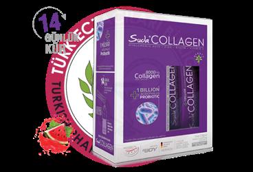SUDA COLLAGEN HYALURONIC ACID, ZINC, BIOTIN, VITAMIN C ICEREN TAKVIYE EDICI GIDA  14x10 g saşe
