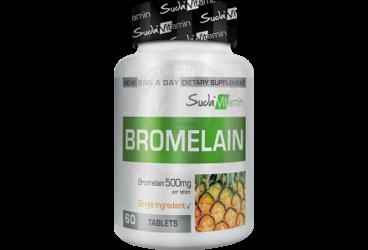 SUDA VITAMIN BROMELAIN ICEREN TAKVIYE EDICI GIDA  500 mg 60 tablet