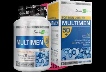 SUDA VITAMIN FOR MEN MULTIMEN 50+ KAPSUL  30 kapsül
