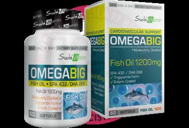 SUDA VITAMIN OMEGABIG FISH OIL KAPSUL  60 kapsül