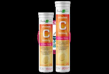 SUDA VITAMIN C + ZINC (CINKO) ICEREN EFERVESAN TABLET  20 tablet
