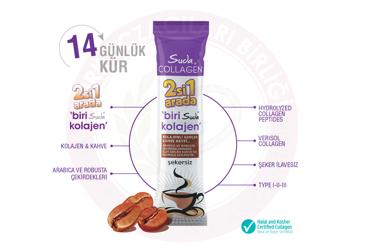 SUDA COLLAGEN KAHVELI KOLAJEN  14x5,5 gr saşe