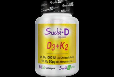 SUDA VITAMIN SUDA-D D3+K2 KAPSUL  60 kapsül