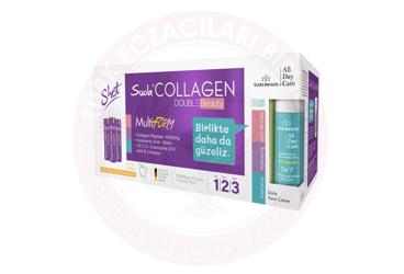 SUDA COLLAGEN DOUBLE BEAUTY MULTIFORM PEACH SHOT  30x40 ml şişe
