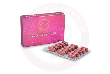 ACTIVE LIFE MAGNEZYUM ICEREN TAKVIYE EDICI GIDA  30 kapsül