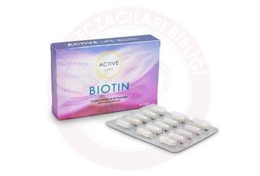 ACTIVE LIFE BIOTIN ICEREN TAKVIYE EDICI GIDA  30 tablet