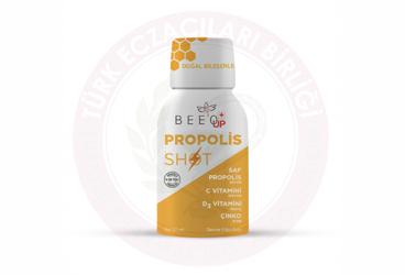 BEEO UP PROPOLIS, CINKO, D3+C VITAMINI SHOT  50 ml flakon