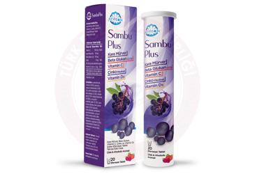 ACVISON SAMBUPLUS TAKVIYE EDICI GIDA EFERVESAN TABLET  20 tablet