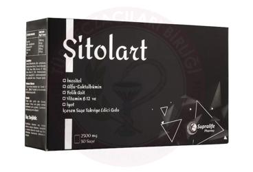 SITOLART INOSITOL, ALFA-LAKTALBUMIN, FOLIK ASIT, VITAMIN B12 VE IYOT ICEREN SASE TAKVIYE EDICI GIDA 2500 mg 30 saşe