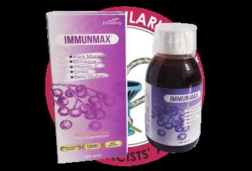 IMMUNMAX KARA MURVER VE EKINEZYA ICEREN SIVI TAKVIYE EDICI GIDA  150 ml şişe