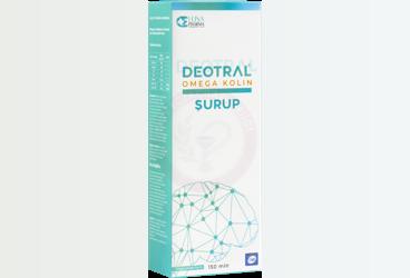 DEOTRAL OMEGA KOLIN SURUP TAKVIYE EDICI GIDA  150 ml şişe