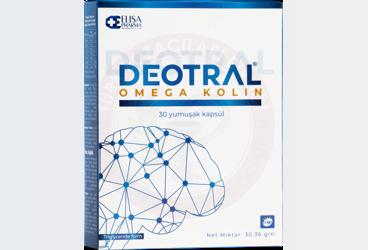 DEOTRAL OMEGA KOLIN TAKVIYE EDICI GIDA  30 kapsül