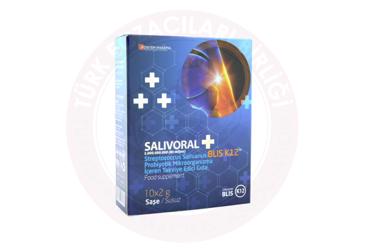 SALIVORAL PROBIYOTIK MIKROORGANIZMA ICEREN TAKVIYE EDICI GIDA SASE  10x2 gr saşe