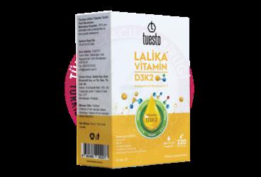 LALIKA VITAMIN D3K2 DAMLA VITAMIN D3, VITAMIN K2 ICEREN TAKVIYE EDICI GIDA  20 ml şişe