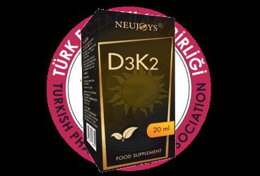 NEUJOYS D3K2 DAMLA TAKVIYE EDICI GIDA  20 ml şişe