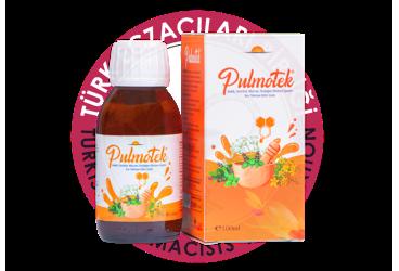 PULMOTEK SURUP KEKIK, SINIRLIOT, MURVER, FESLEGEN EKSTRESI ICEREN SIVI TAKVIYE EDICI GIDA  100 ml şişe