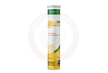 VITARIO C-MAX C VITAMINI ICEREN TAKVIYE EDICI GIDA 1000 mg 20 tablet