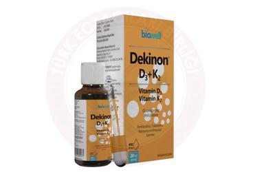 DEKINON D3+K2 DAMLA  20 ml şişe