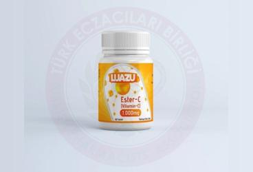 LUAZU ESTER-C (VITAMIN-C) ICEREN TAKVIYE EDICI GIDA 1000 mg 60 tablet