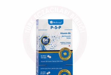 MEDICAGO P5P (P-5-P) VITAMIN B6 ICEREN TAKVIYE EDICI GIDA 10 mg 120 kapsül/tablet