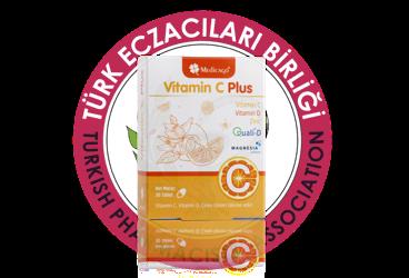 MEDICAGO VITAMIN C PLUS VITAMIN C, VITAMIN D, CINKO ICEREN TAKVIYE EDICI GIDA  30 tablet