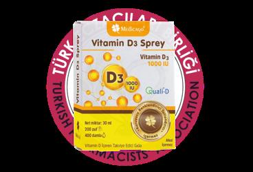 MEDICAGO VITAMIN D3 ICEREN TAKVIYE EDICI GIDA 1000 IU 30 ml şişe