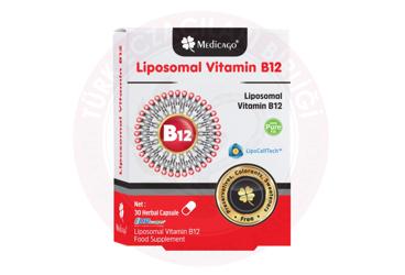 MEDICAGO LIPOSOMAL VITAMIN B12 ICEREN TAKVIYE EDICI GIDA KAPSUL  30 kapsül