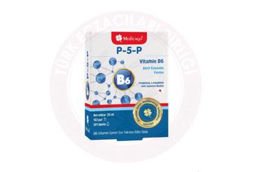 MEDICAGO P-5-P B6 VITAMINI ICEREN SIVI TAKVIYE EDICI GIDA  20 ml şişe