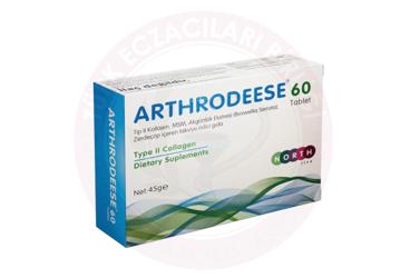 ARTHRODEESE TIP II KOLLAJEN, MSM, AKGUNLUK EKSTRESI (BOSWELLIA SERRATA), ZERDECOP ICEREN TABLET  60 tablet