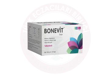 BONEVIT SASE KALSIYUM, MAGNEZYUM, VITAMIN D, VITAMIN K ICEREN TAKVIYE EDICI GIDA  20 saşe