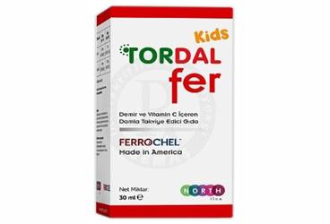 TORDAL FER KIDS TAKVIYE EDICI DAMLA  30 ml şişe